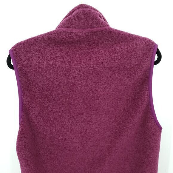 VTG Patagonia Lightweight Synchilla Fleece Vest S Plum/Purple - Picture 11 of 16
